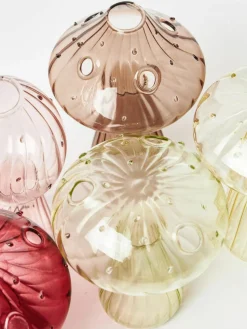 Glas-Vasen Mushroom, 5er-Set