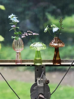 Glas-Vasen Mushroom, 5er-Set