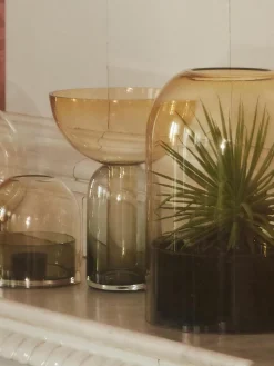 Glas-Windlicht Tota