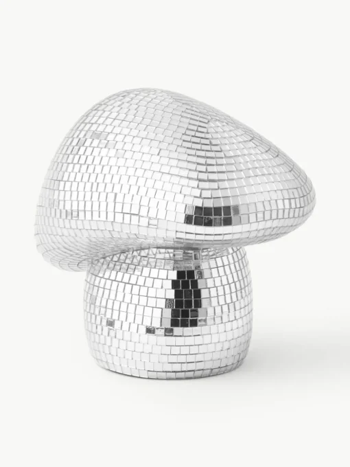 Glitzerndes Deko-Objekt Disco Mushroom
