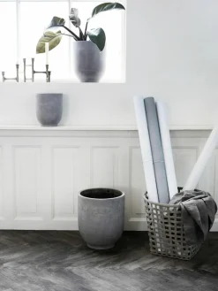 Große Übertöpfe Gard aus Beton, 3er-Set