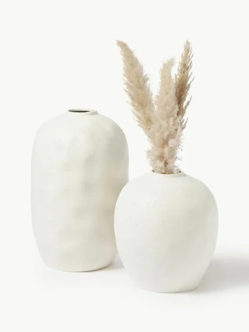 Große Bodenvase Bruno aus Steingut, H 62 cm
