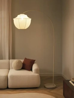 Große Bogenlampe Netzstoff Beau