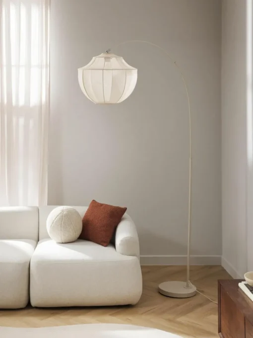 Große Bogenlampe Netzstoff Beau
