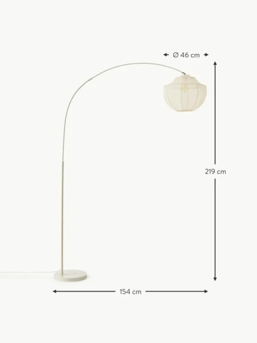 Große Bogenlampe Netzstoff Beau