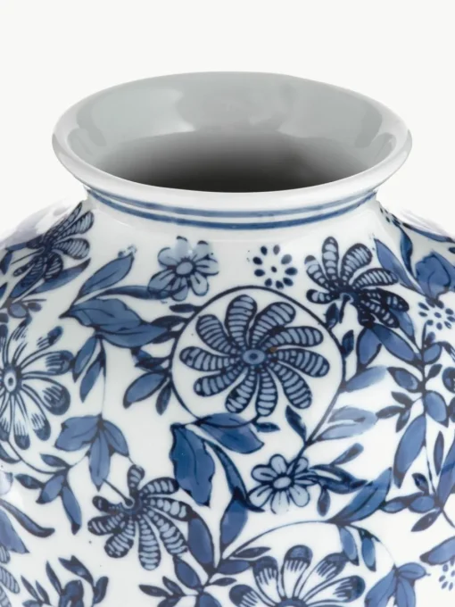 Große Deko-Vase Lin aus Porzellan, H 31 cm