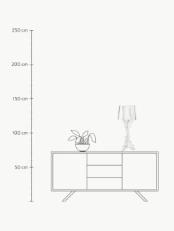 Große Design LED-Tischlampe Bourgie, dimmbar