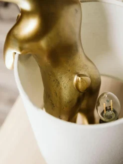 Große Design Tischlampe Rabbit