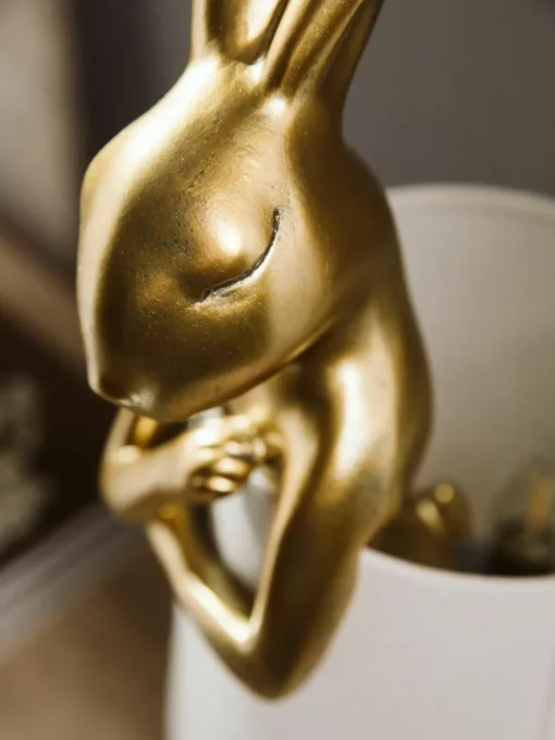 Große Design Tischlampe Rabbit