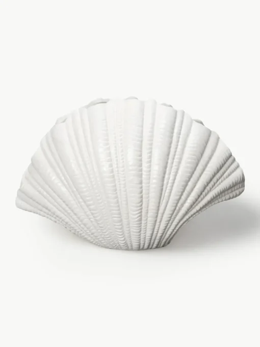Große Design-Vase Shell in Muschel-Form, H 21 cm