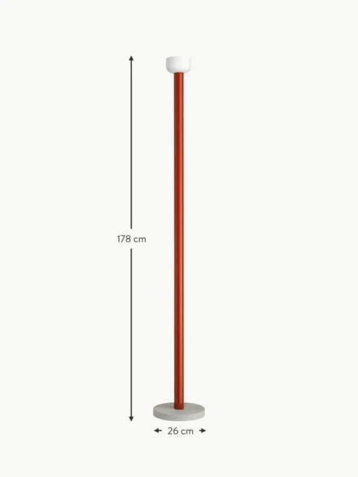 Große dimmbare LED-Stehlampe Bellhop