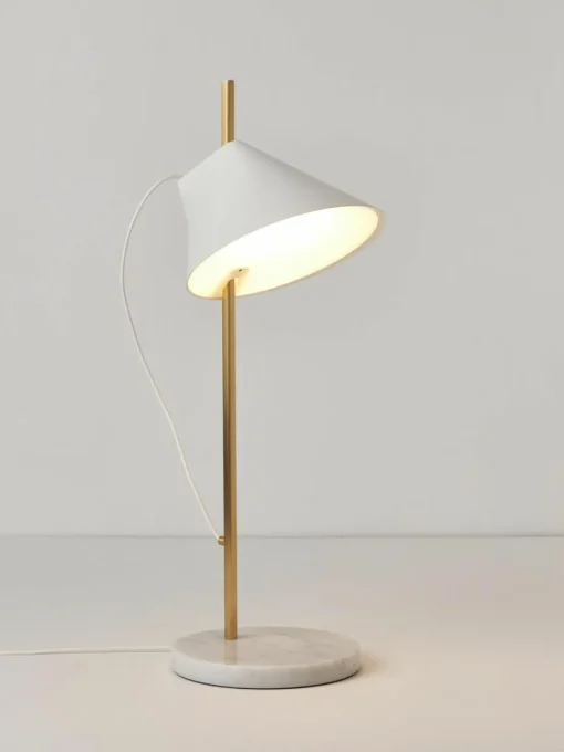 Große dimmbare LED-Tischlampe Yuh mit Timerfunktion