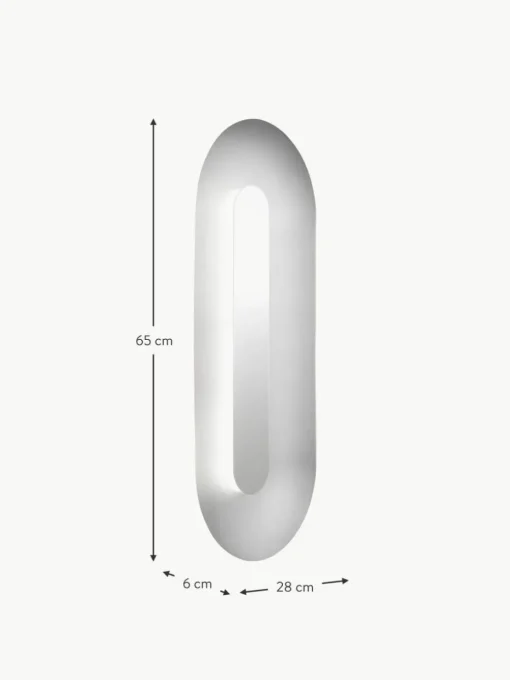 Große dimmbare LED-Wandleuchte Sasi