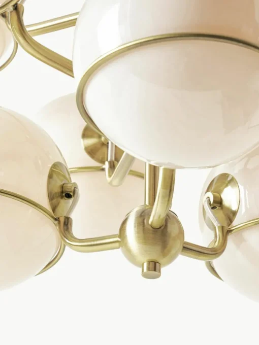 Große Glaskugel-Pendelleuchte Carey
