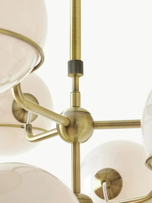 Große Glaskugel-Pendelleuchte Carey