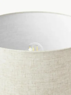 Große Keramik-Tischlampe Colett in organischer Form
