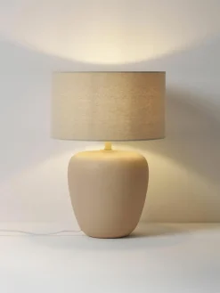 Große Keramik-Tischlampe Eileen