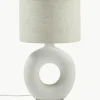 Große Keramik-Tischlampe Gisella