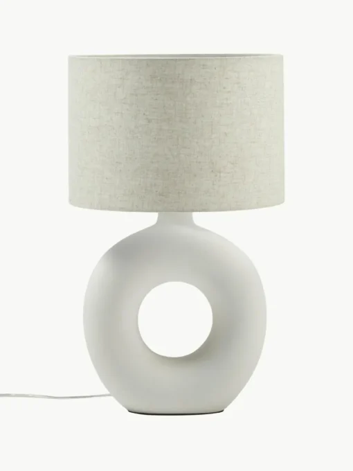 Große Keramik-Tischlampe Gisella