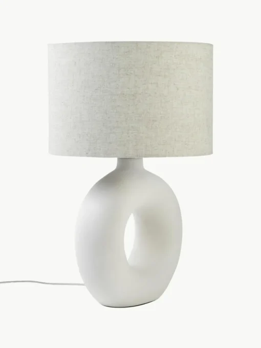 Große Keramik-Tischlampe Gisella