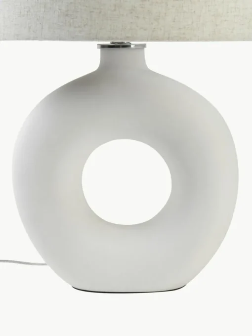 Große Keramik-Tischlampe Gisella