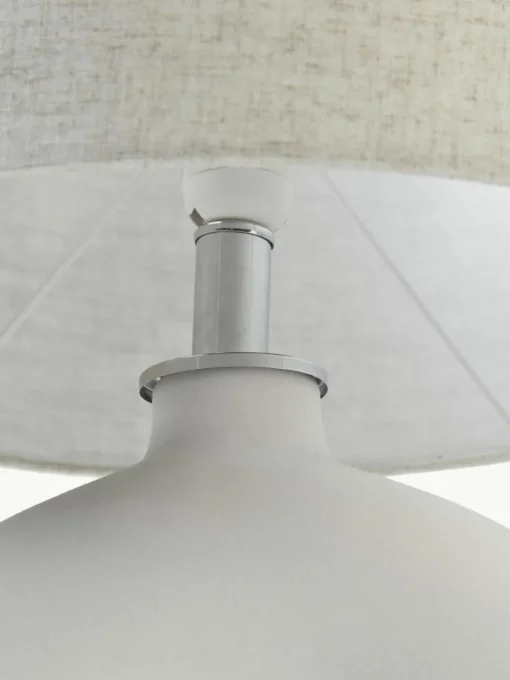 Große Keramik-Tischlampe Gisella