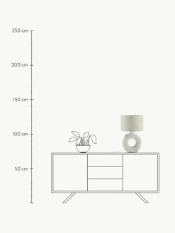 Große Keramik-Tischlampe Gisella