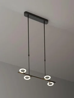 Große LED-Pendelleuchte Odeon