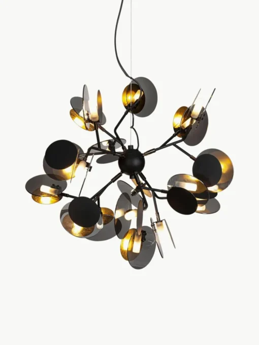 Große LED-Pendelleuchte Turno mit Diffusorscheiben