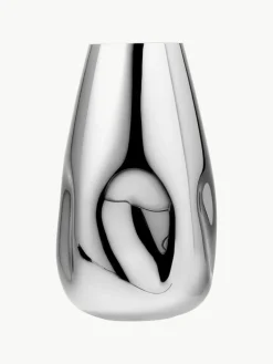 Große mundgeblasene Glas-Vase Mirror, H 35 cm