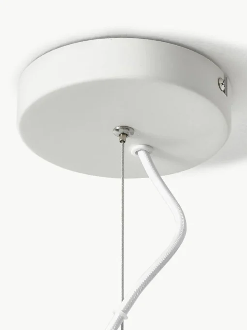 Große Pendelleuchte Grover mit Opal-Glaskugeln