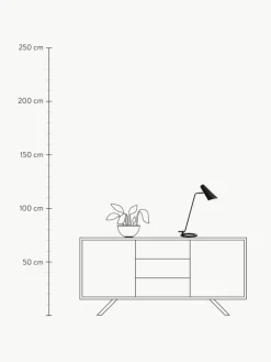Große Schreibtischlampe Cal aus Metall
