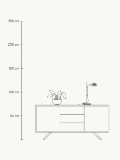 Große Schreibtischlampe Funiculí mit verstellbarem Lampenschirm