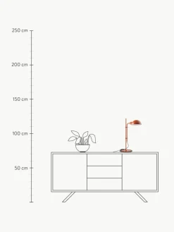 Große Schreibtischlampe Funiculí mit verstellbarem Lampenschirm