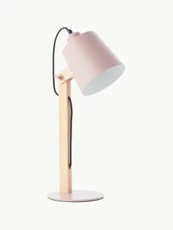 Große Schreibtischlampe Swivel mit Holzfuß
