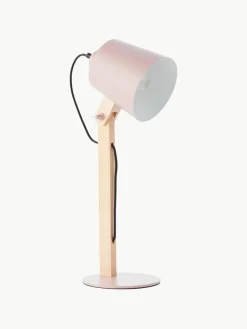 Große Schreibtischlampe Swivel mit Holzfuß