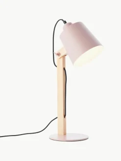 Große Schreibtischlampe Swivel mit Holzfuß