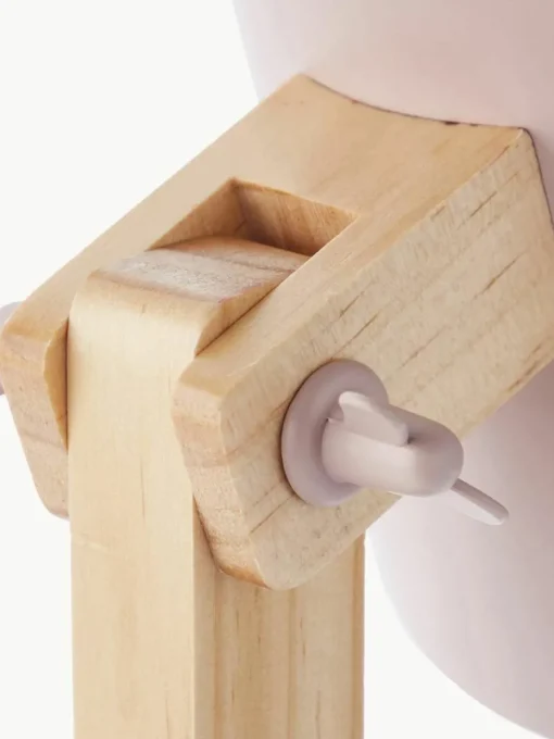 Große Schreibtischlampe Swivel mit Holzfuß