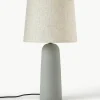 Große Tischlampe Kaya mit Betonfuß