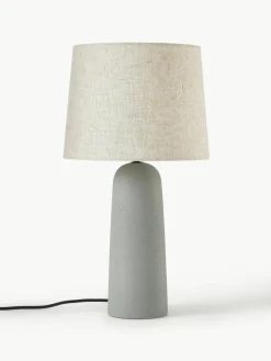 Große Tischlampe Kaya mit Betonfuß
