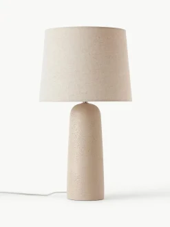 Große Tischlampe Kaya mit Betonfuß