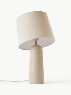 Große Tischlampe Kaya mit Betonfuß
