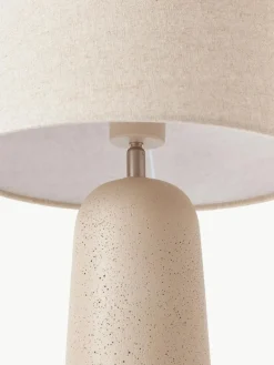 Große Tischlampe Kaya mit Betonfuß