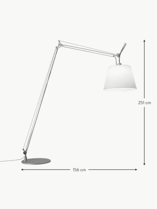 Große verstellbare Leselampe Tolomeo Maxi