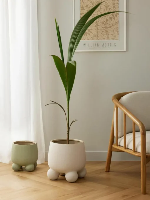Großer Übertopf Olea, H 32 cm