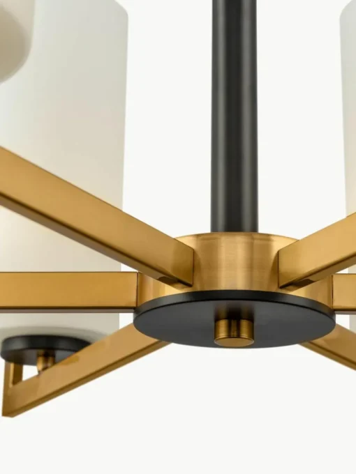 Großer Kronleuchter Fortano aus Glas