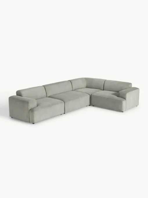 Großes Ecksofa Melva (4-Sitzer) aus Cord