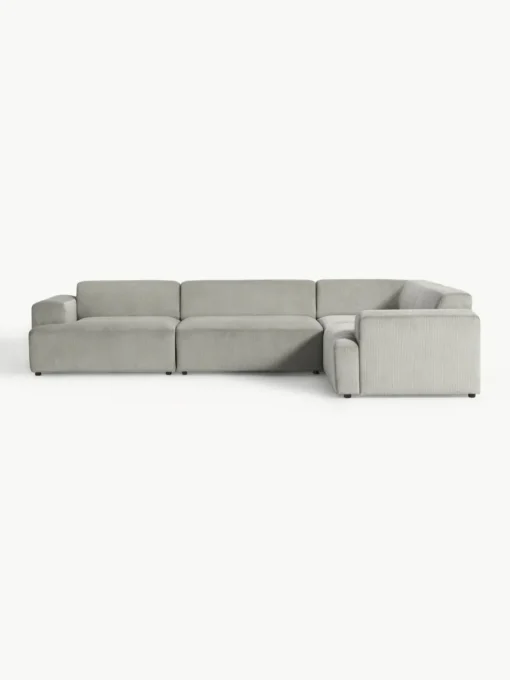 Großes Ecksofa Melva (4-Sitzer) aus Cord