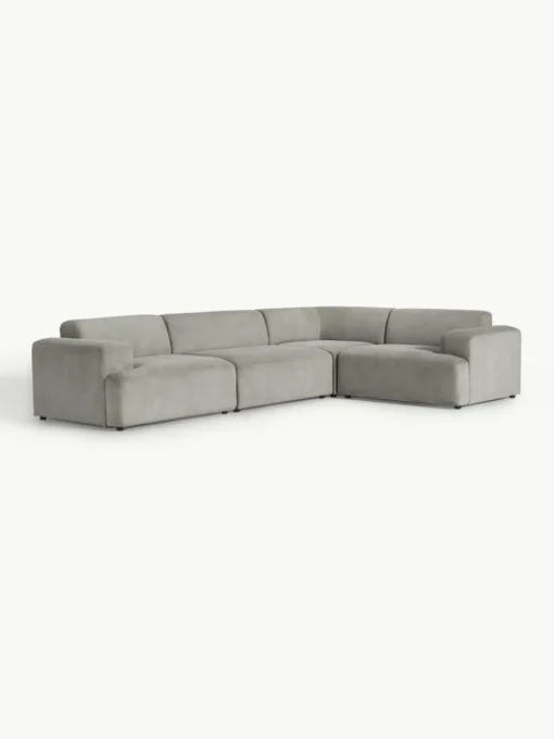 Großes Ecksofa Melva (4-Sitzer) aus Cord