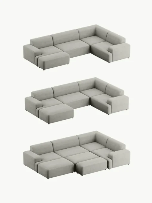 Großes Ecksofa Melva (4-Sitzer) aus Cord